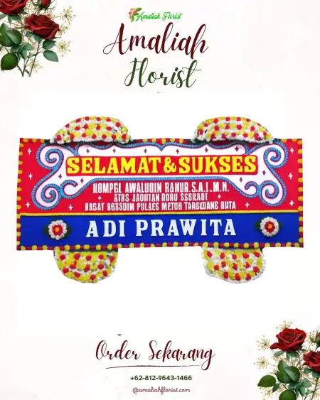 Papan Bunga Ucapan Selamat Setabelan